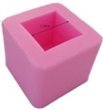 Molde de Silicone para Decorar Arte e Doces Mini Cubo 3cm