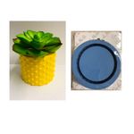 Molde de Silicone Vaso Formato Bolas para Decorar Casa