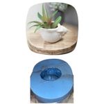 Molde de Silicone Vaso Búzio Concha p Decorar Casa