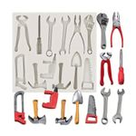 Molde de Silicone Diversas Ferramentas 12 Cav