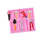 Molde de Silicone Diversas Ferramentas 12 Cav