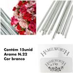 Pacote de Arames Para Confeitaria Nº 22 15 Uni Importados