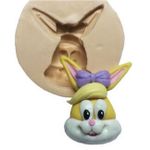 Molde de Silicone Looney Tunes Baby - Rosto Lola Bunny