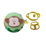Cortador Safari - Rosto Macaco 6cm