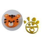 Cortador Safari - Rosto Tigre 5,5cm