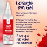 Corante Em Gel Fortgel Vermelho Natal Fine Line 25g