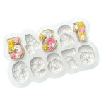 Molde de Silicone Números de Suspiros