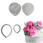 Kit Molde de Silicone Pétalas de Rosas + Cortadores