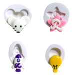 Molde de Silicone Itens da Emilly Vick Escolha 1 Un