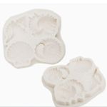 Molde de Silicone Conchas do Fundo do Mar 4 Cav