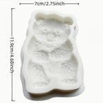 Molde de Silicone Urso Polar Realista