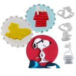 Kit Cortadores Turma do Snoopy 4 Un