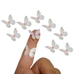 Kit Papel de Arroz Comestível Mini Borboletas Dupla 10 Un