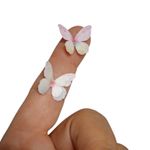 Kit Papel de Arroz Comestível Mini Borboletas Dupla 10 Un