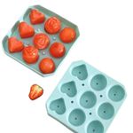 Forma de Silicone Importada Pop Cake Coração Bola Rosa 9 Cav
