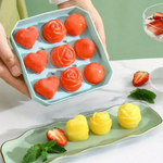 Forma de Silicone Importada Pop Cake Coração Bola Rosa 9 Cav