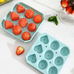 Forma de Silicone Importada Pop Cake Coração Bola Rosa 9 Cav