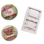 Molde de Silicone Duas Molduras para Decorar Porta Retrato