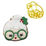 Cortador Mamãe Noel para Decorar Natal