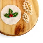 Cortador Kit Folhas Natalinas Decorar Natal 3 e 5cm