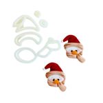 Cortador Natal - Rosto do Boneco de Neve 5cm