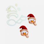 Cortador Natal - Rosto do Boneco de Neve 5cm