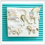 Molde de Silicone Cavalo Carrossel Mod 6