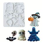 Molde de Silicone Apliques de Halloween 5 Cav