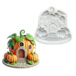 Molde de Silicone Casa de Abobora do Halloween