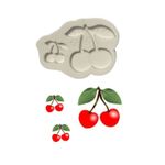 Molde de Silicone Cerejas 2 Tamanhos