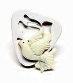Molde de Silicone Pomba Passaro Espirito Santo