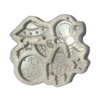 Molde de Silicone Mini Astronauta 7 Cav