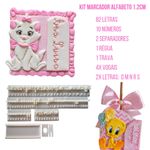 Kit Carimbos Marcadores Alfabeto Completo + Caixinha
