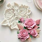 Molde de Silicone Buque de Rosas