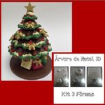 Forma Arvore de Natal 3D Para Decorar 3 Partes