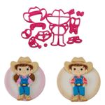 Cortador Casal de Fazendeiros 8cm