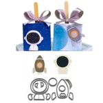 Kit Cortadores Astronauta e Foguete Modulado 5cm
