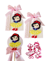 Cortador de Princesas 8cm Escolha 1 Un