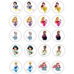 Folha A4 Papel de Arroz Princesas 20 Un
