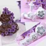 Ejetor de biscoito Modelo Flor Cerejeira para Decorar