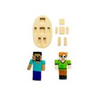 Molde de Silicone Boneco do Minecraft Para Montar