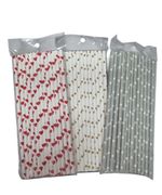 Kit Canudos de Papel Estampados Sortidos 50 Uni