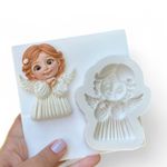 Molde de Silicone Menina Anja Baby