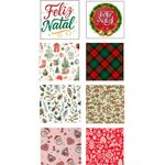 Folha A4 Papel de Arroz Estampas de Natal 1 Un