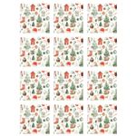Folha A4 Papel de Arroz Estampas de Natal 1 Un
