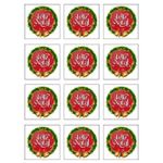 Folha A4 Papel de Arroz Estampas de Natal 1 Un