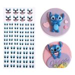 Olhos Comestiveis - Modelo Stitch OC42 69 Pares