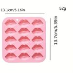 Forma de Silicone Bocas dia dos Namorados 15 Cav