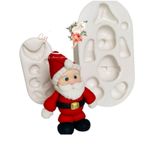 Molde de Silicone Natal - Papai Noel Grande Mod 7