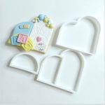 Kit Cortadores Conjunto de Molduras Duplas Chá de Bebê